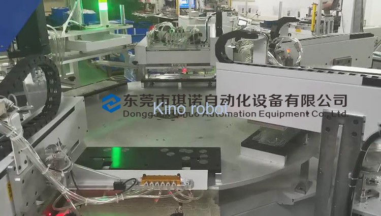 鍵盤膜六工位轉(zhuǎn)盤檢測(cè)機(jī)自動(dòng)上下料